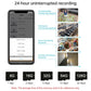 SriHome DH005 4MP 2K Low Power Consumption Wireless Security Camera System with Solar Panel, DH005