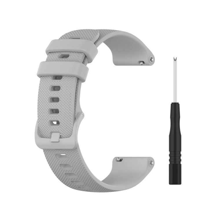 Quick Release Small Grid Texture Strap with Utility Knife, Size: Free Size 22mm, For Garmin Forerunner 745