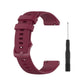 Quick Release Small Grid Texture Strap with Utility Knife, Size: Free Size 22mm, For Garmin Forerunner 745