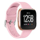 For Fitbit Versa 2 / Versa / Versa Lite xDfind Reverse Buckle Solid Color Silicone Watch Band, S, L