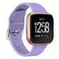 For Fitbit Versa 2 / Versa / Versa Lite xDfind Reverse Buckle Solid Color Silicone Watch Band, S, L