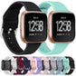 For Fitbit Versa 2 / Versa / Versa Lite xDfind Reverse Buckle Solid Color Silicone Watch Band, S, L
