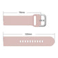For Fitbit Versa 2 / Versa / Versa Lite xDfind Reverse Buckle Solid Color Silicone Watch Band, S, L