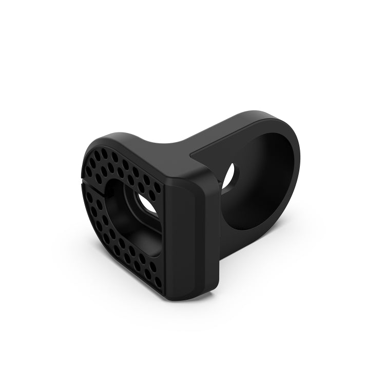 Black silicone watch charging cradle with perforated vent holes