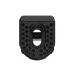 Black silicone charging cradle underside with central connector opening
