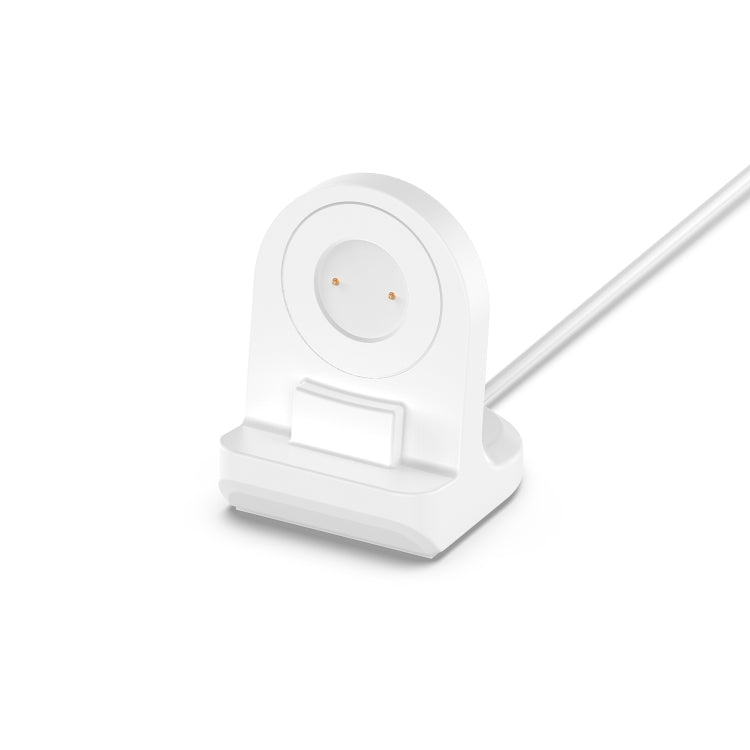 White silicone watch charging stand cradle base for Huawei Honor Watch GS Pro