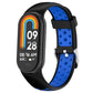 xDfind Metal Plug Two Color Silicone Watch Band, For Xiaomi Smart Band 11 / 10 / 9 / 8