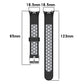 xDfind Metal Plug Two Color Silicone Watch Band, For Xiaomi Smart Band 11 / 10 / 9 / 8