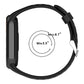 xDfind Metal Plug Two Color Silicone Watch Band, For Xiaomi Smart Band 11 / 10 / 9 / 8
