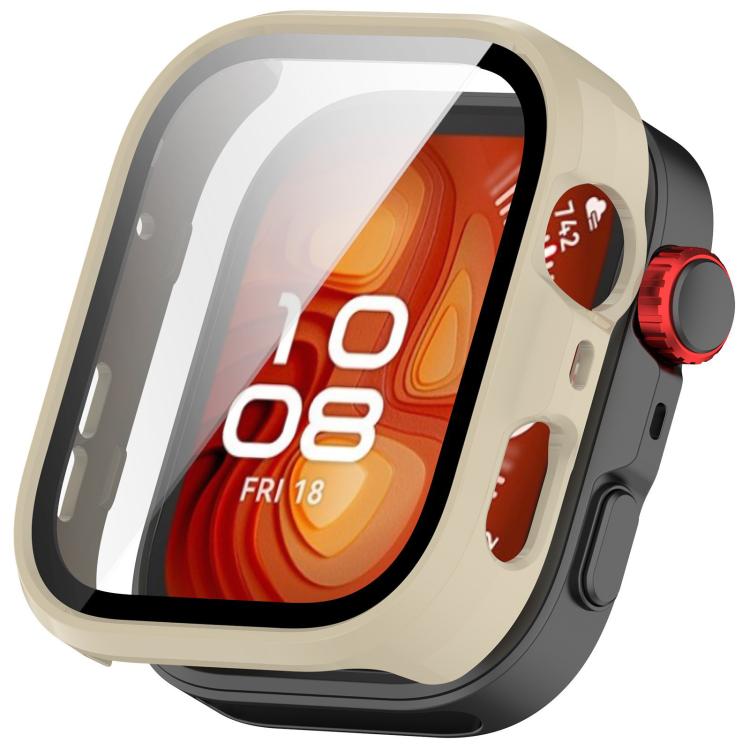 Ivory watch protective cover with integrated screen protector