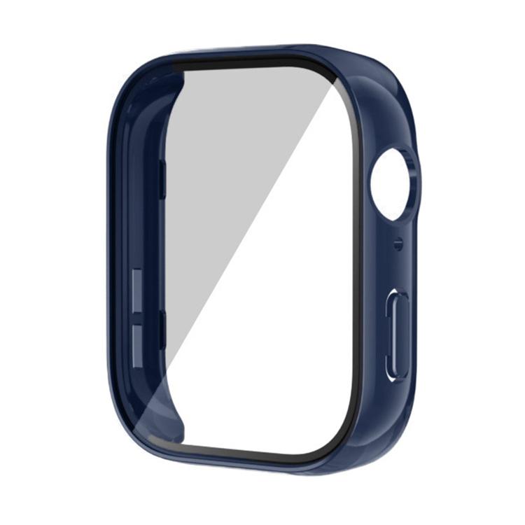 Midnight blue watch protective cover with a built-in clear screen protector