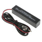 Black antenna amplifier box with cable bundle and inline connector