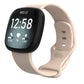 For Fitbit Versa 3 / Sense Silicone Replacement Strap Watchband, Size: L