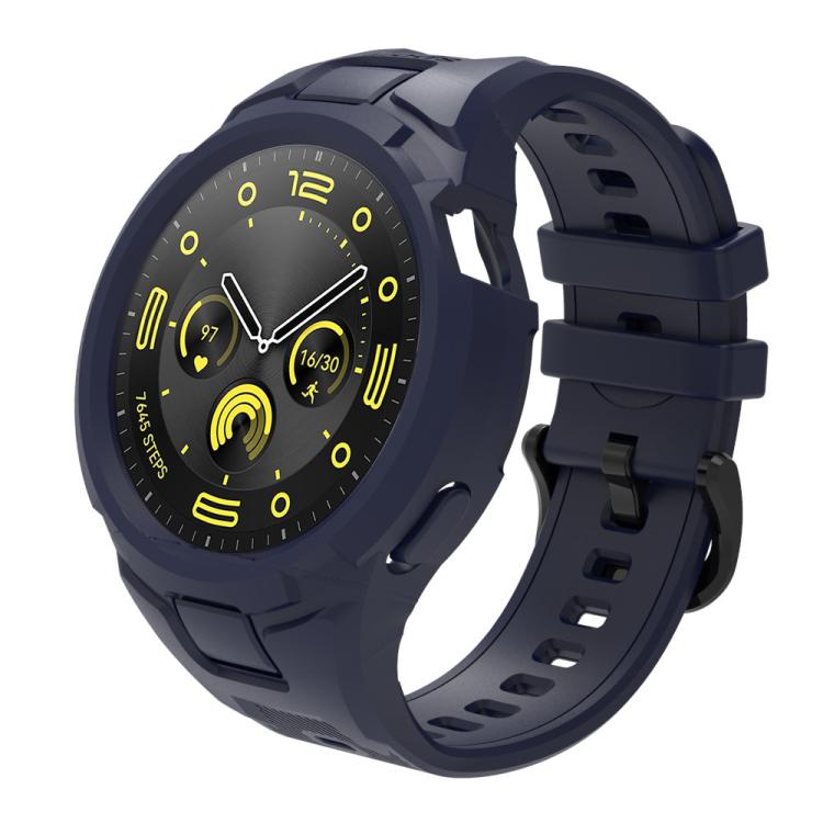 Midnight blue integrated TPU smartwatch band and case
