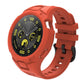 Orange integrated TPU smartwatch band and case