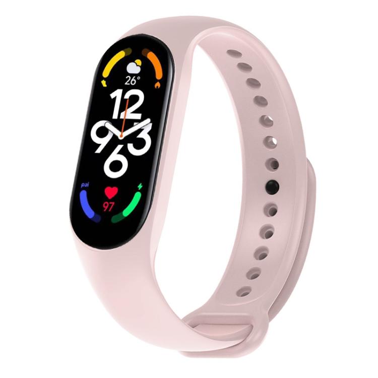 xDfind Solid Color Integrated Cover Silicone Watch Band, For Xiaomi Smart Band 11 / 10 / 9 / 8