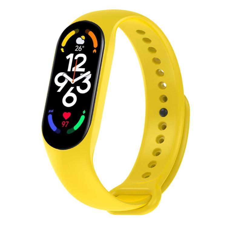 xDfind Solid Color Integrated Cover Silicone Watch Band, For Xiaomi Smart Band 11 / 10 / 9 / 8