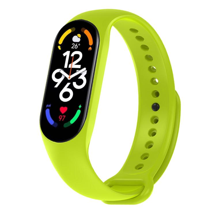 xDfind Solid Color Integrated Cover Silicone Watch Band, For Xiaomi Smart Band 11 / 10 / 9 / 8