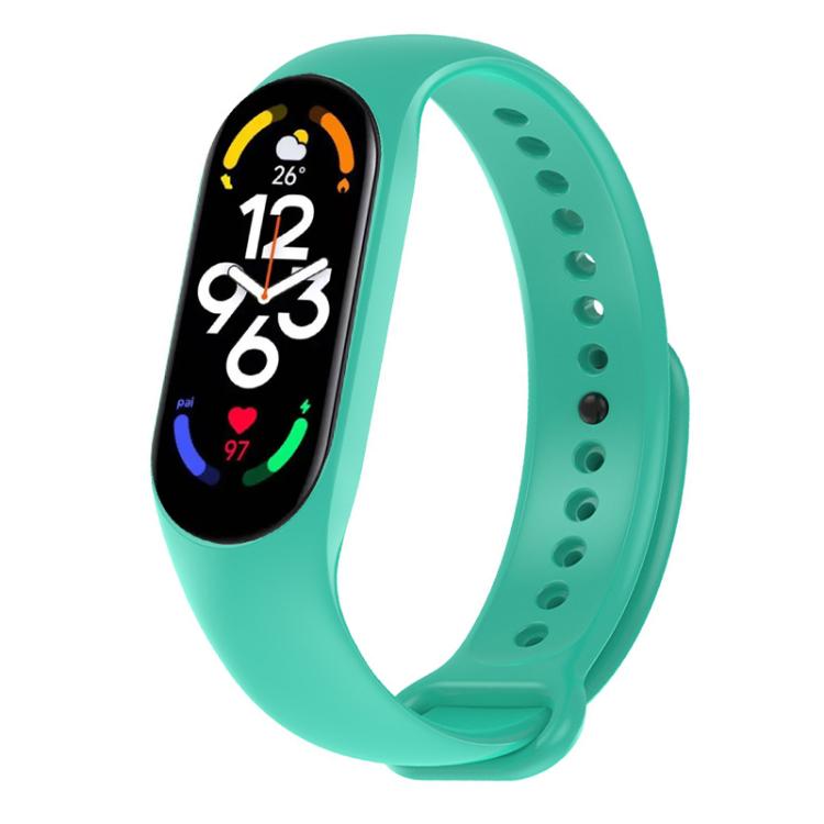 xDfind Solid Color Integrated Cover Silicone Watch Band, For Xiaomi Smart Band 11 / 10 / 9 / 8