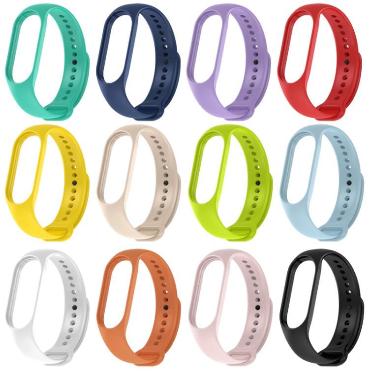 xDfind Solid Color Integrated Cover Silicone Watch Band, For Xiaomi Smart Band 11 / 10 / 9 / 8