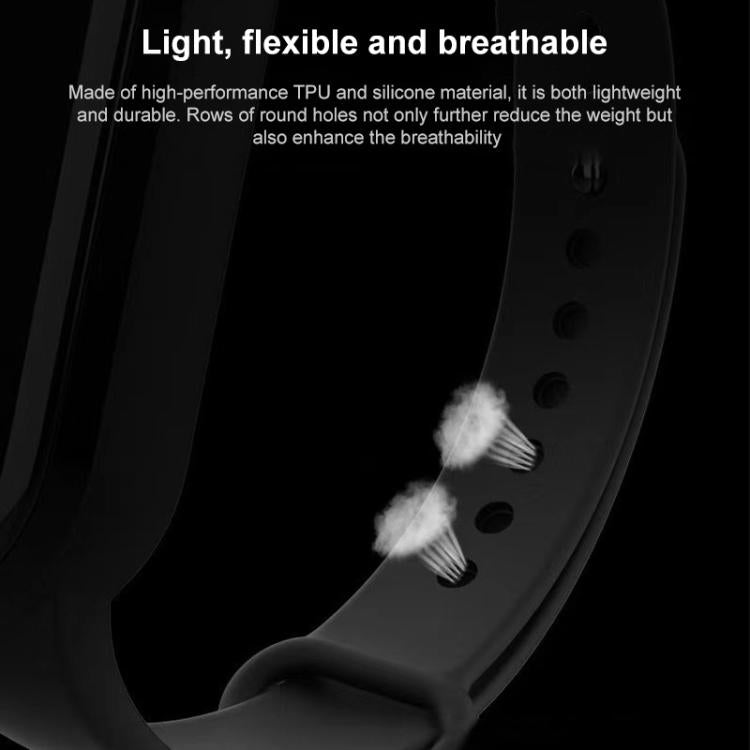 xDfind Solid Color Integrated Cover Silicone Watch Band, For Xiaomi Smart Band 11 / 10 / 9 / 8