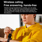 D12 2.01 inch TFT Screen Smart Bluetooth Watch & Headphone 2 in 1 Support Wireless Calling