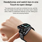 D12 2.01 inch TFT Screen Smart Bluetooth Watch & Headphone 2 in 1 Support Wireless Calling