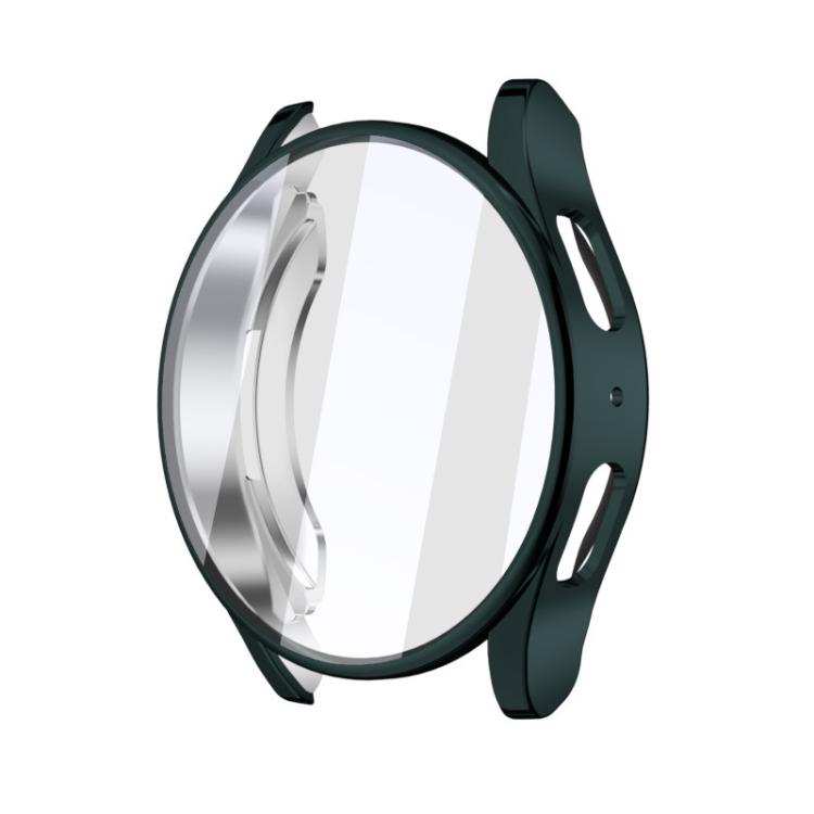 Dark green TPU watch cover with integrated tempered glass screen protector for Samsung Galaxy Watch7