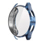 Blue TPU watch cover with integrated tempered glass screen protector for Samsung Galaxy Watch7