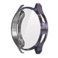 Purple TPU Galaxy Watch cover with clear screen protector and button cutouts