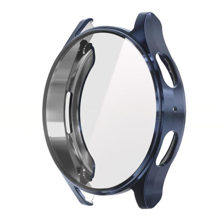 Navy TPU Galaxy Watch cover with clear screen protector and button cutouts