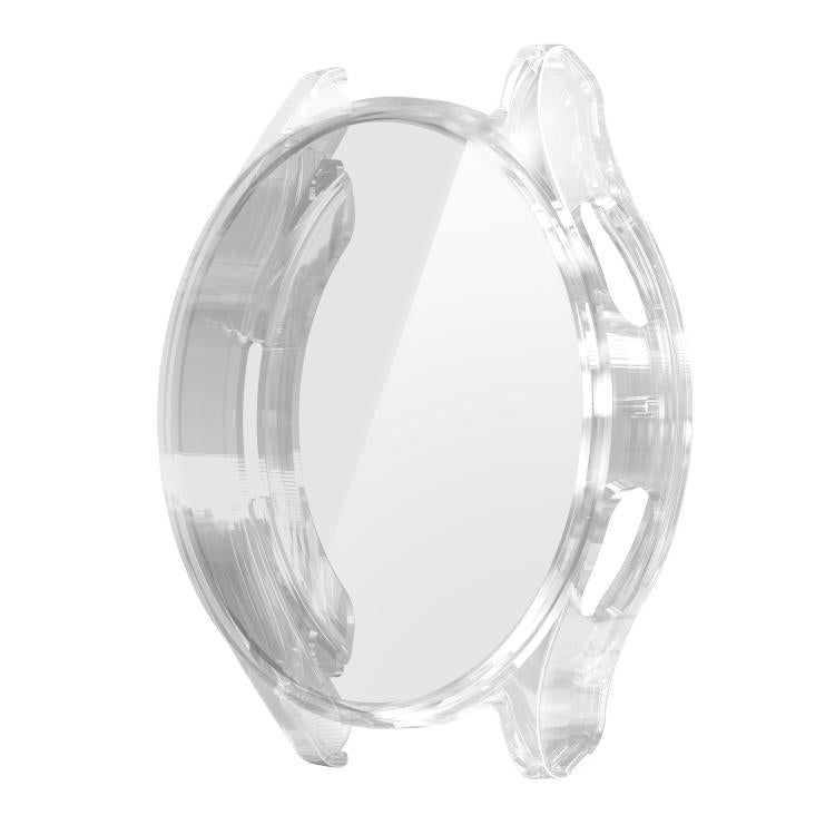 Clear TPU watch cover with integrated tempered glass screen protector for Samsung Galaxy Watch7