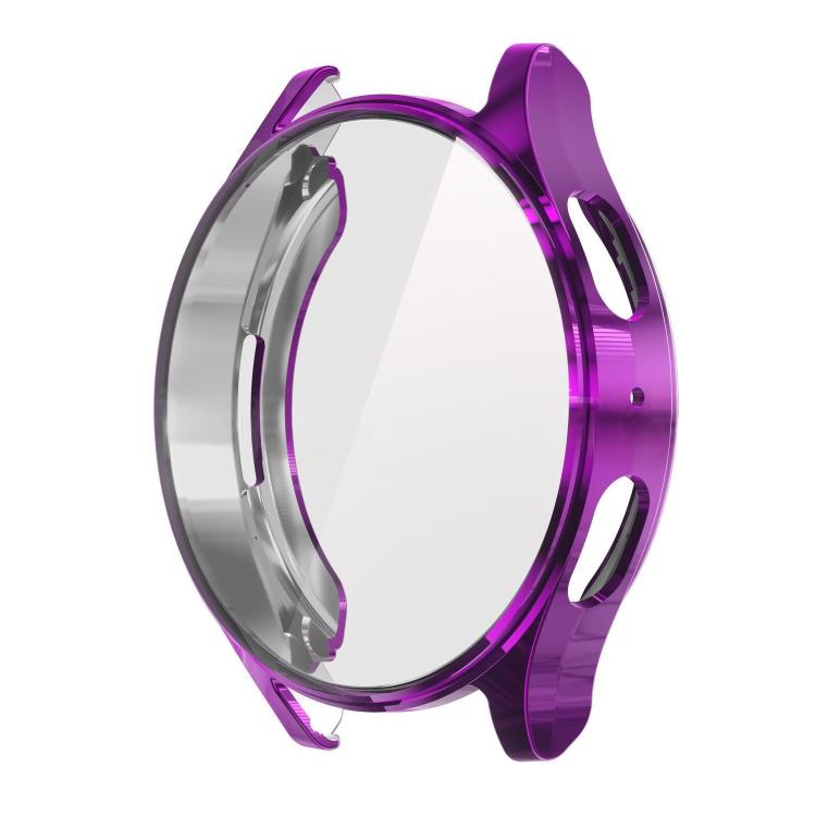 Violet TPU watch cover with integrated tempered glass screen protector for Samsung Galaxy Watch7