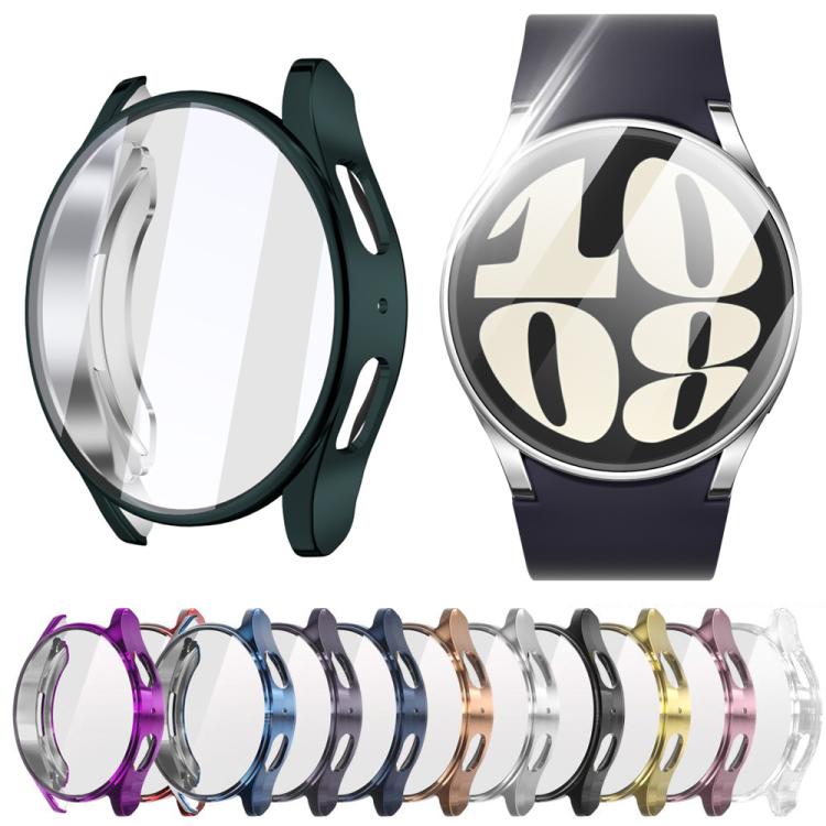 Samsung Galaxy Watch7 cover shown with a watch and a row of color options