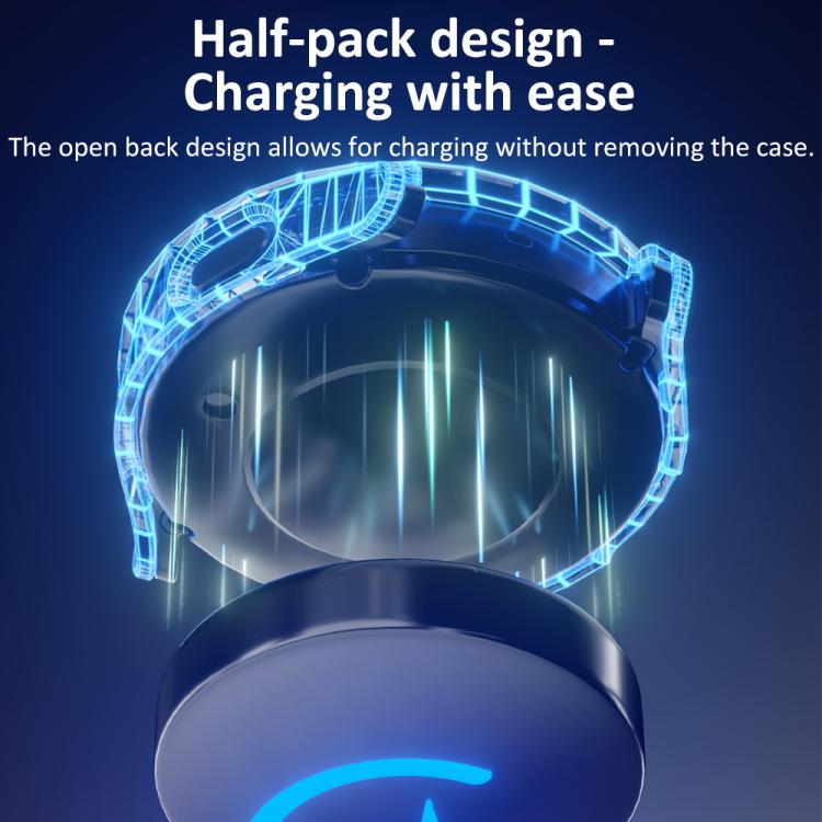 Galaxy Watch cover with an open back for charging without removing the case