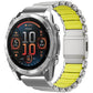 Magnetic Norman Buckle Integrated One-bead Titanium Alloy Watch Band, For Garmin 26mm