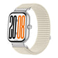 Woven Nylon Hook And Loop Fastener Metal Interface Watch Band, For Honor Watch X5