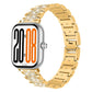 Three Beads Diamond Stainless Steel Watch Band, For Honor Watch X5
