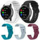 5 Pack xDfind Flat Pure Color Silicone Watch Band, 18mm, 20mm, 22mm