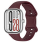 xDfind Solid Color Butterfly Buckle Silicone Watch Band, For Xiaomi Band 10 Pro / 9 Pro / Redmi Watch 6