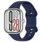 xDfind Solid Color Butterfly Buckle Silicone Watch Band, For Xiaomi Band 10 Pro / 9 Pro / Redmi Watch 6