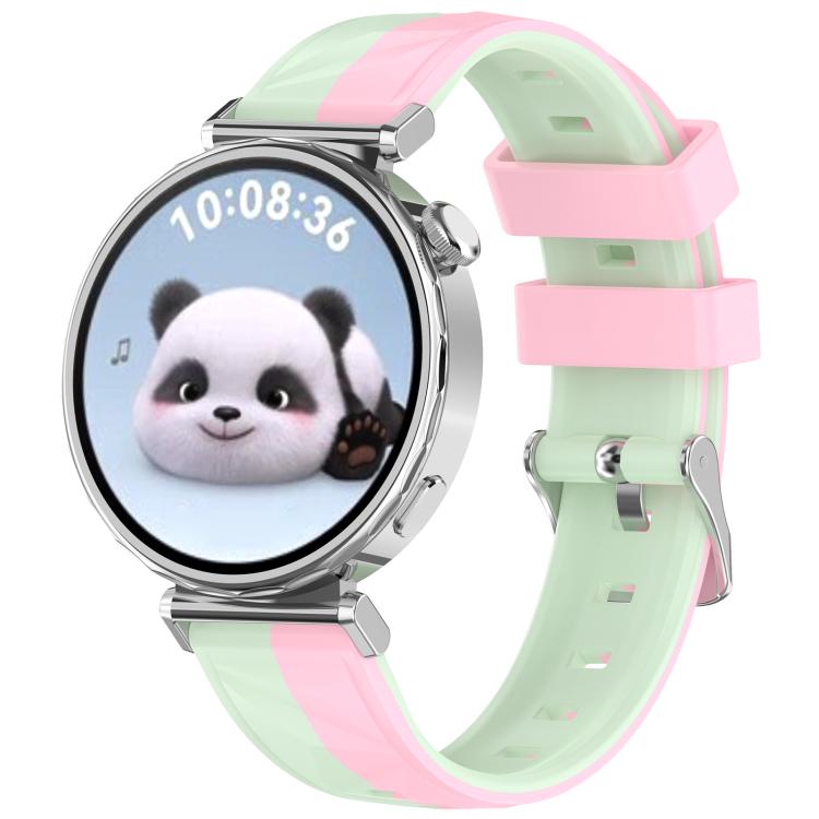 xDfind Ice Crystal Texture Two Color Silicone Watch Band, For Huawei Watch GT 6 / 5 / 4 41mm