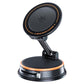 A15 Foldable Vacuum Magnetic Aromatherapy Car  Phone Holder, A15 (Black), A15 (Orange)