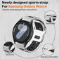 xDfind Flat-head Dual-color Silicone Watch Band, 20mm