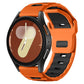 xDfind Flat-head Dual-color Silicone Watch Band, 20mm