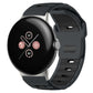 xDfind Flat-head Dual-color Silicone Watch Band, For Google Pixel Watch 5 / 4 / 3 / 2 / 1 41mm