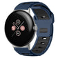 xDfind Flat-head Dual-color Silicone Watch Band, For Google Pixel Watch 5 / 4 / 3 / 2 / 1 41mm