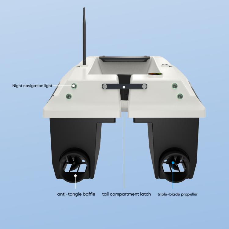 D50B GPS High Speed Smart Remote Control Fishing Bait Boat Support Dragging Net, EU Plug, US Plug, UK Plug