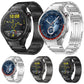 H-Shaped Detachable Press Folding Clasp Titanium Alloy Watch Band, 22mm