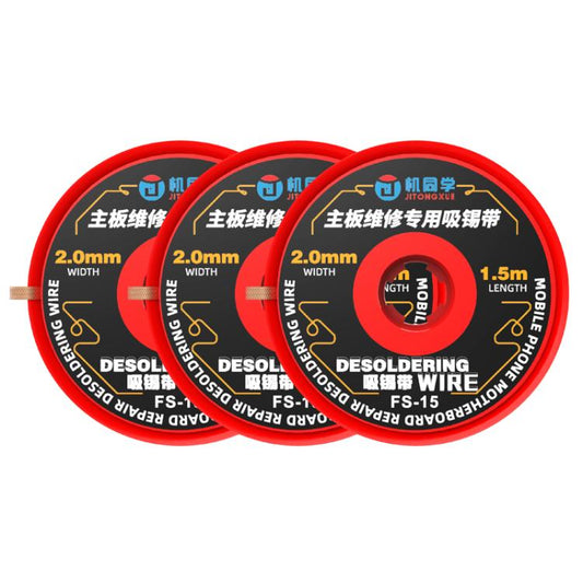 JTX FS-15 1.5M 2.0mm Desoldering Wire Set, JTX FS-15